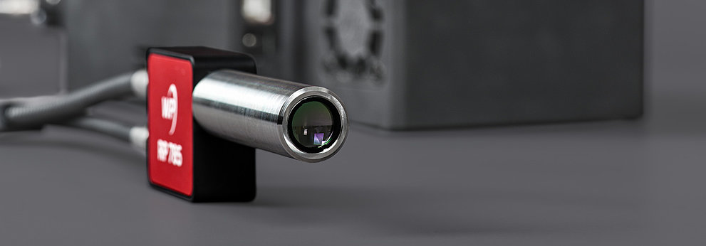 Rotes Raman-Spektrometer mit Laser-Sonde