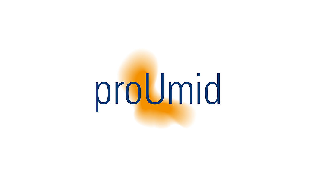 proUmid Logo auf weißem Grund