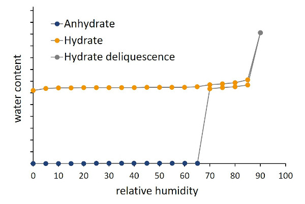 DVS Hydratbildung von L-Lysin HCL